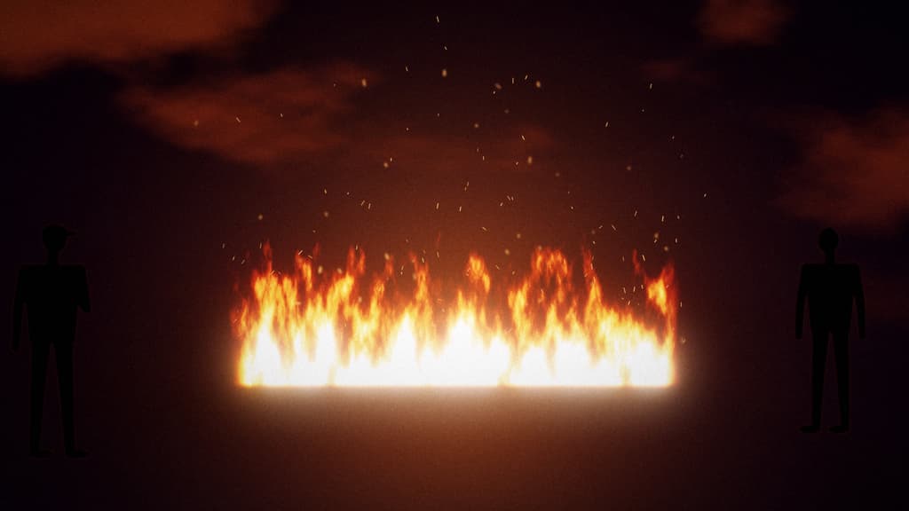 Supervised fire effect on set